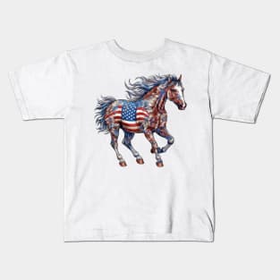 Patriot Horse Kids T-Shirt